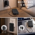 thumbnail image 6 of Pocket Juice Endurance AC 10,000mAh, Portable Power Bank Charger with Built-in Wall Plug, Black, 6 of 9