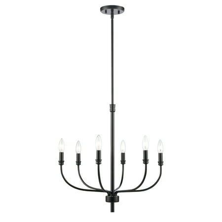 

Elk Home Newland 21 Wide 6-Light Chandelier - Matte Black