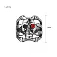 thumbnail image 2 of K-KED Gothic Mens Biker Skull Dragon Claw Finger Ring Stainless Steel Size 7-13-12, 2 of 6