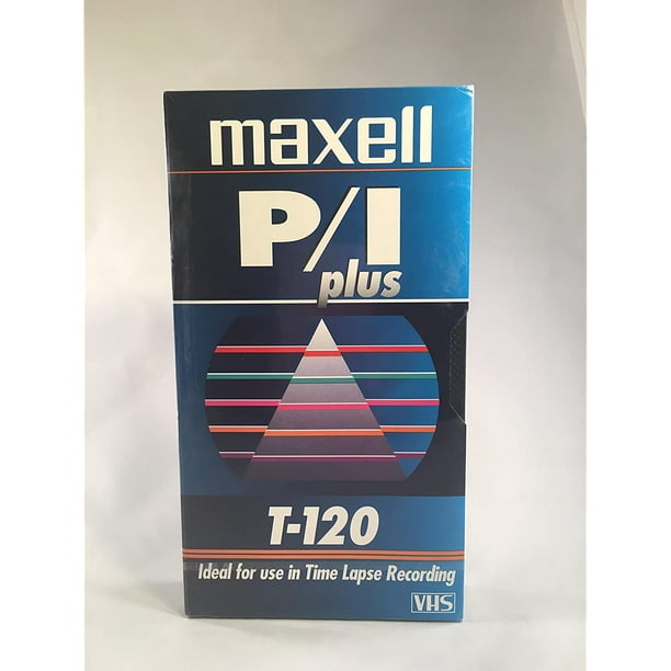 Maxell P/I Plus T-120 VHS, Pack of 10 - Walmart.com - Walmart.com
