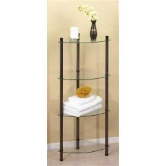 Creative Bath 20103-ORB 4 Shelf Corner Tower - Oil Rubbed Bronze