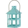 Kate Aspen Vintage Distressed Decorative Lantern, Blue, Extra Large (Pack of 1) 9 Inch Blue Decorative Lantern