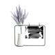 thumbnail image 1 of Pincel de textura irregular de la línea Tarjeta de jarrón de lavanda artificial, 1 of 3