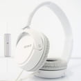 thumbnail image 2 of Auriculares Sony NY Over Ear Stereo Extra Bass con micrófono, color blanco, 2 of 3
