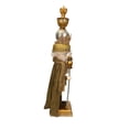 thumbnail image 2 of Kurt Adler Hollywood Gold King Nutcracker Christmas Decoration, 36", 2 of 7