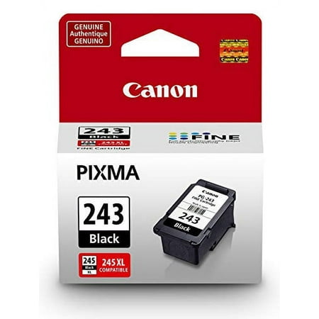 Genuine Canon PG-243 Black Ink Cartridge 1287C001 for PIXMA MX492, TR4520, TS3322, TS3420 Printers