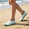 thumbnail image 2 of LTTVQM Water Shoes for Women Men Barefoot Quick-Dry Beach Swim Aqua Socks for Surf Yoga Exercise Non-Slip Casual Breathable Shoes Green 36(US-5.5), 2 of 4
