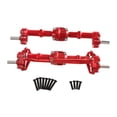 thumbnail image 3 of Ejes de delantero y trasero con tornillos actualizaciones piezas de accesorios de repuesto RC eje de auto juego para 1/12 a escala RC Hobby Car Rojo, 3 of 8