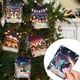 thumbnail image 4 of 8PC Originality Card Wallet Cute Series Wooden Wallet Christmas Wallet Pendant Home Decoration, 4 of 9