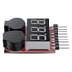thumbnail image 2 of 5PCS 2 In1 1-8S Lipo Battery Voltage Tester, RC Low Voltage Buzzer Alarm, Battery Monitor Checker Te, 2 of 5