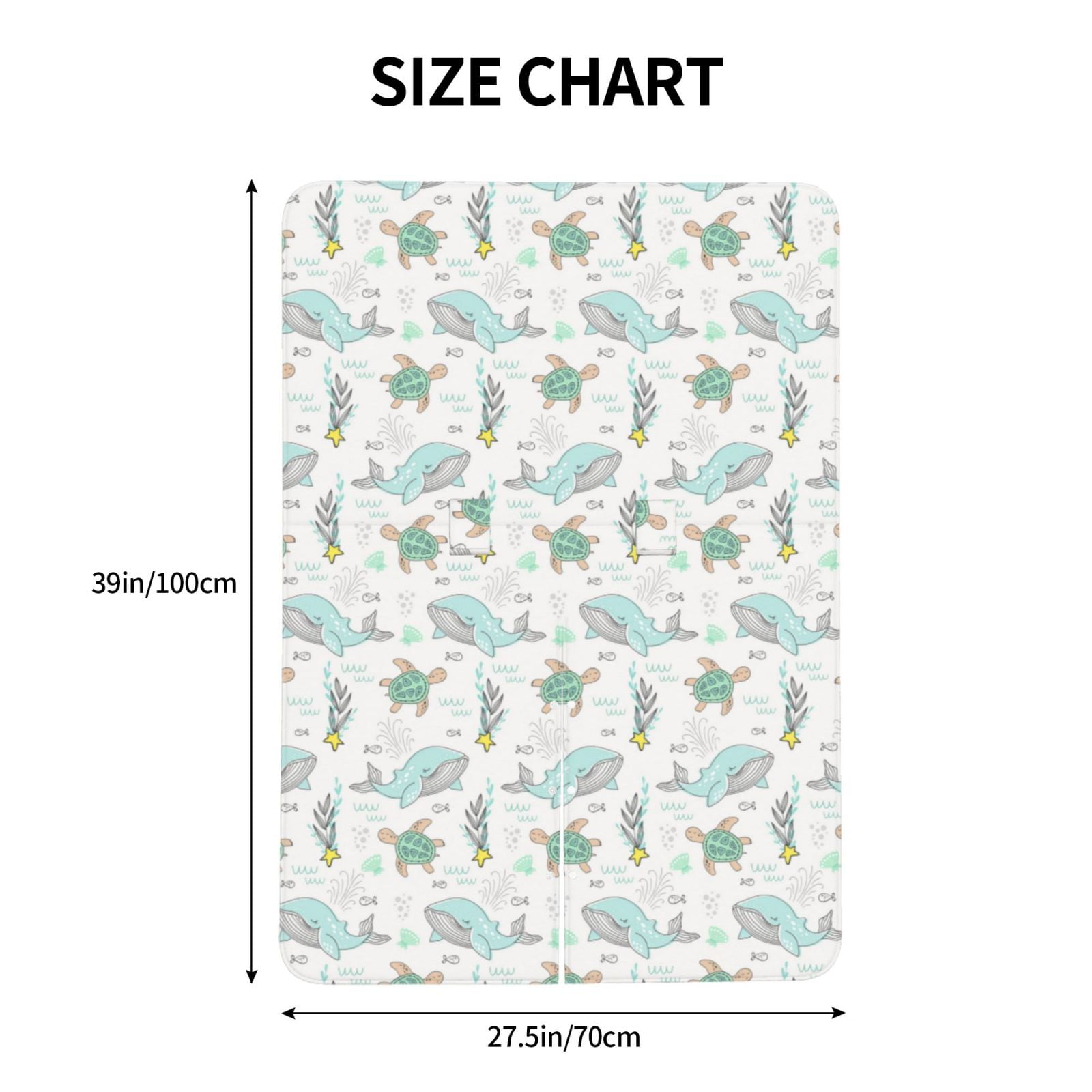 Naloa Whale And Turtle Baby Car Seat Cover, Breathable Baby Carrier Cover, Multiuse Baby Carrier Cover & Nursing Breastfeeding Cover