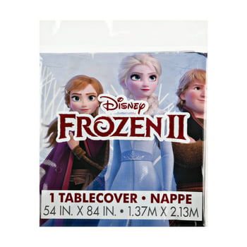 Disney Frozen Plastic Party Tablecloth, 84 x 54in