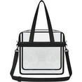 thumbnail image 6 of Clear Bag Stadium Approved 12x6x12 Clear Tote Bag with Removable Strap Clear Lunch Bag for Work Sports Festival, 6 of 9