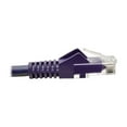 thumbnail image 6 of Eaton Tripp Lite Series Cat6 Gigabit Snagless Molded UTP Ethernet Cable RJ45 M/M PoE Purple 50 ft. 15.24 m, 6 of 6