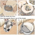 thumbnail image 4 of Large Empanada Maker. 6 Inch Stainless Steel Empanada Press. Pastry Tools, 4 of 5