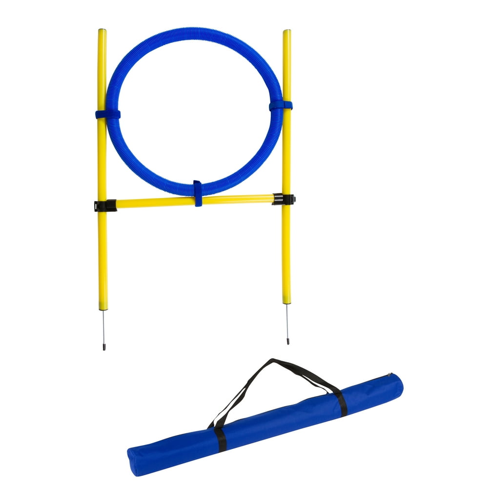 26" Diameter Dog Agility Jumping Training Hoop with Carry Bag By