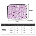 thumbnail image 4 of LNWH Mexico Gothic Floral Dead Pattern Laptop Sleeve, Notebook Computer Pocket Tablet Briefcase Carrying Bag, 15 inch Laptop Case, 4 of 8