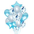 thumbnail image 3 of Ounissouiy 14 unidades/juego de globos de confeti, globos para fiesta de feliz cumpleaños, globos de helio de oro rosa, suministros para fiesta de Baby Kits de decoración para fiestas azul, 3 of 8