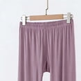 thumbnail image 5 of Frnrwgo Womens Lounge Pajama Pants, Elastic Waist Solid Color Casual Bottoms, Soft Comfy Sleep Trousers, 5 of 5