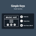 thumbnail image 3 of Casquette Amovible avec Haut-Parleur, Casquette Musicale Réglable, Casquette de Baseball de Sport Extérieur, Casquettes Snapback pour Hommes, Casquette Musicale pour Course, Cyclisme, Randonnée, Ski, 3 of 7