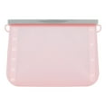 thumbnail image 1 of Silicone Folding Bento Box Collapsible Portable Lunch Box for Food Dinnerware Food Container Bowl Leak Proof Lunchbox Tableware Pink 1000ml, 1 of 6