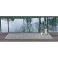 thumbnail image 4 of Rugs.com Jill Zarin Outdoor Collection Rug – 2' x 6' Runner Blue Flatweave Rug Perfect For Hallways, Entryways, 4 of 7