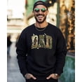 thumbnail image 2 of Dad Retro Camo Sweatshirt Vintage Duck or Deer Hunting Season Pullover Sweater Black Sweatshirt Adult X-Large, 2 of 4