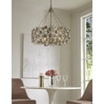 thumbnail image 2 of Trend Lighting TP10002ASL Vitozzi 4-Light Antique Silver Leaf Chandelier, 2 of 7