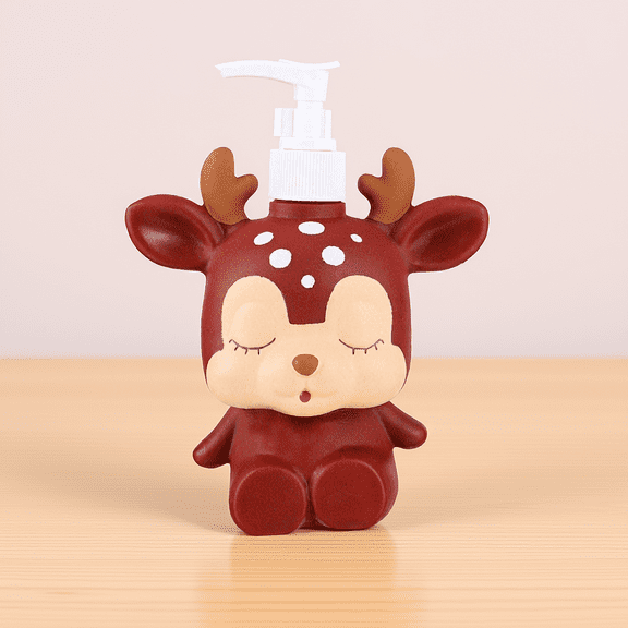 PTOOTP Sub Bottle for Lotion Brown Press Pump Dispenser Easy to Use and Clean