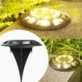 thumbnail image 5 of Solar Ground Lights Uplight Sidelight, Bright Solar Outdoor Lights Walkway Lights, Waterproof Solar Pathway Lights for Yard Driveway Garden, 5 of 5