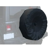 Rampage by RealTruck Tire Cover w/ Camera Slot for Jeep Wrangler JL | , Black | 773565 | Compatible with 2018 - 2024 Jeep Wrangler JL 2-Door