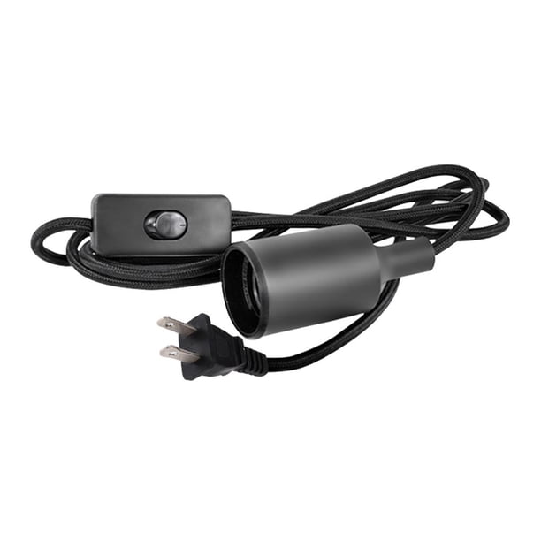Cabezal De Lámpara De Suspensión E27, Soporte De Luz, Tapa De Lámpara, Insignia Con Interruptor Para Dormitorio, Sala De Estar, Cafetería Monstrate HA018112-00