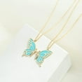 thumbnail image 4 of Matching Butterfly Mother Daughter Necklace Set for 2 Mother's Day Valentine's Day Christmas Thanksgiving Birthday Gift for Women, 4 of 7