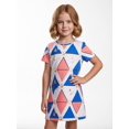 thumbnail image 5 of Girls Casual Casual Dress Relaxed-Fit Short Sleeve Sundress Comfortable Everyday Wear for Girls Age 5-13 School Outfit, 5 of 6