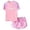 Z1 Pink, variant on REDARER Girls' Plus Size Two Piece Swimwear Set for and Big Girls Swim Top and Bottoms for Beach and Pool,Girls Swimsuit,160