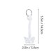 thumbnail image 2 of WHAMVOX Miniature Spine Keyring White Plastic Stylish Human Skeleton Accessory, 2 of 8