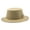 Camel, variant on Fedora Hats for Men Women, Wide Brim Flat top Hats Boater Hat, Pin and Hoop Decor Jazz Cap