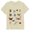 thumbnail image 3 of WOYY Toddler Girls T Shirt Insect Print Short Sleeve Round Neck T-Shirt Tee, Sizes 1-2T, 3 of 3