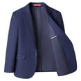 thumbnail image 3 of ETHAN Boys Suits 3 Piece Slim Fit One Button Tuxedo Jacket Vest and Pant for Kids Prom Wedding Formal Set Size 2-20 Years, 3 of 7