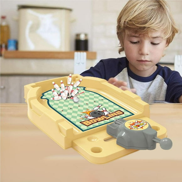 stanreset Desktop Bowling Game Safe Ingredients Durability Easy for Operation Children Finger Game
