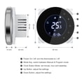 thumbnail image 6 of Tuya Smart Thermostat For Water/Electrical/Gas Boiler, Weekly Programmable Electronic Digital Thermoregulator Room Heating ,Temperature calibrating, 6 of 6