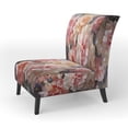 thumbnail image 3 of Designart « Carnation love expression II » Fauteuil d'Appoint Rembourré à Motif Floral Pêche - Fauteuil Traditionnel avec Accoudoirs pour Salon, 3 of 7