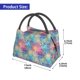 thumbnail image 2 of Disketp blue pink colorful cracked texture Bolsa Térmica Estampada, Bolsa Térmica Aislante para Almuerzo, Playa y Campamento, 2 of 6