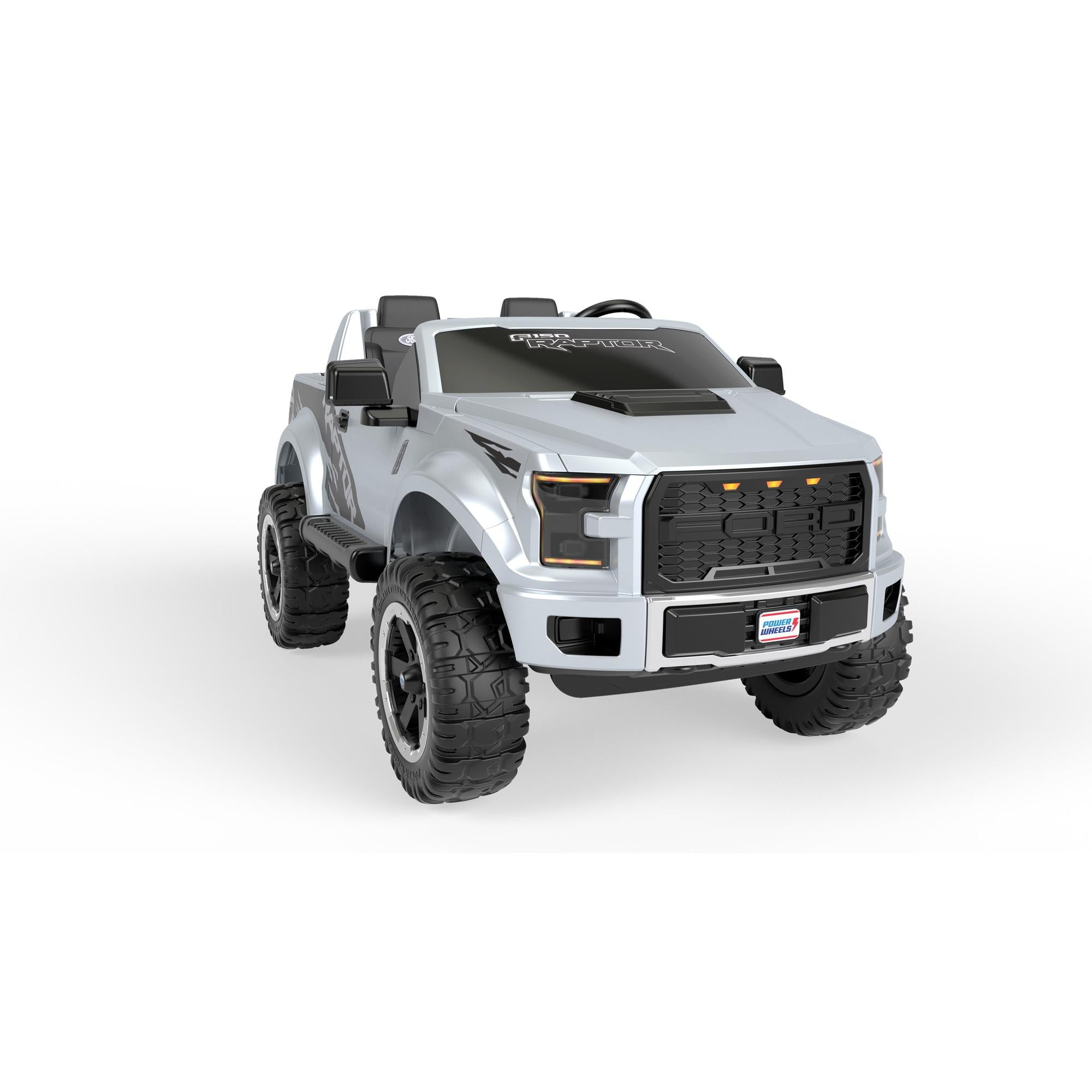 Power Wheels Ford F150 Raptor Extreme, Silver FAST SHIPPING