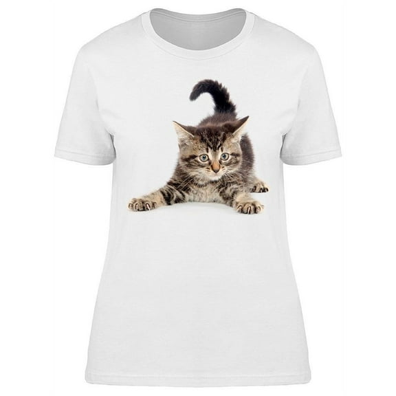Shorthair Kitten: Wants To Play T-Shirt Women -Image by Shutterstock, Female 3X-Large