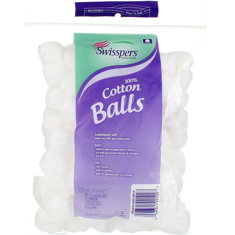 Cotton Sterile Balls 100% Premium Cotton Ball Pure Triple Size Luxury Sized  Wool Soft and Absorbent for Skin Remedies - 400 Pieces 