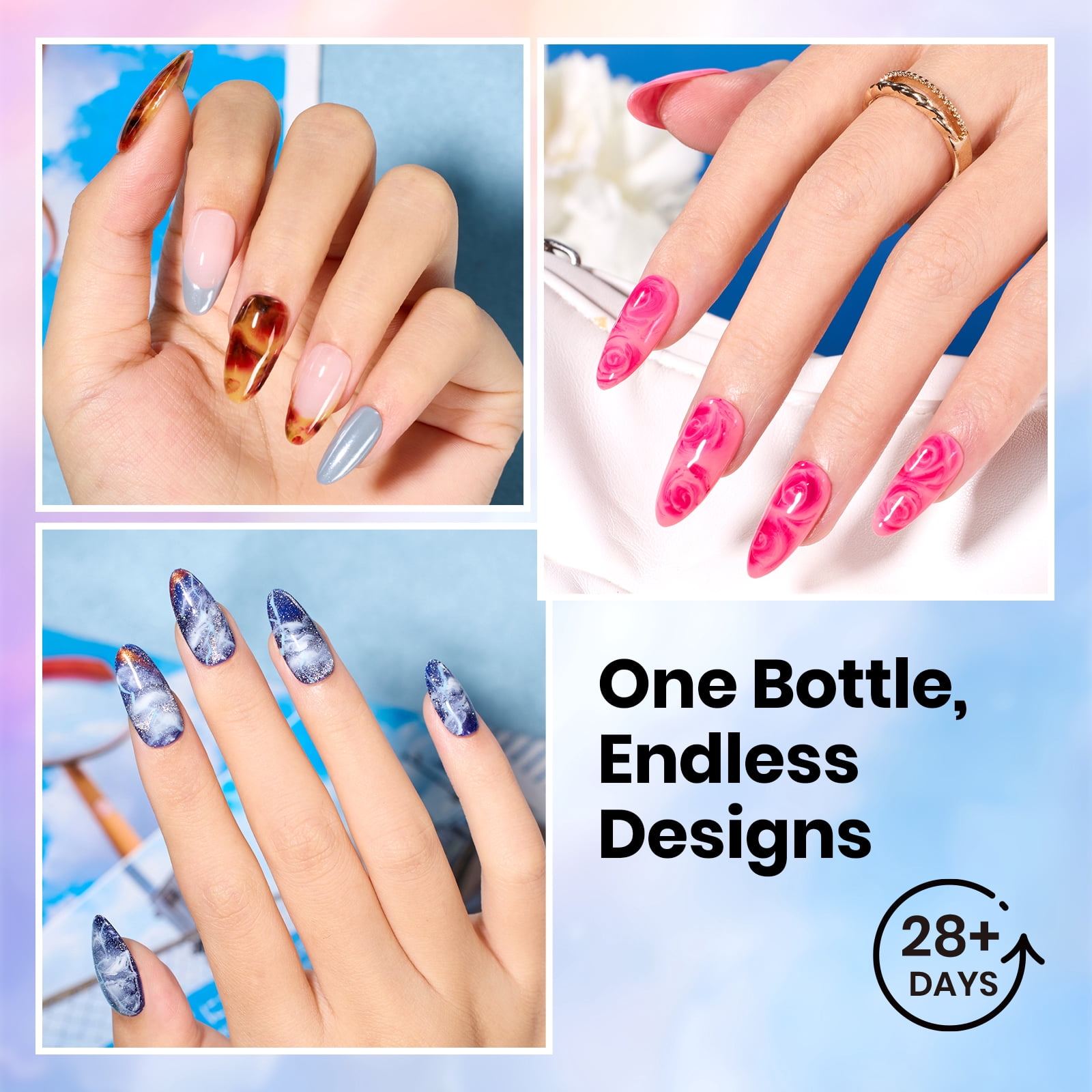 Beetles Stay Shining Collection Salon-Quality Gel Polish- 0.51 fl oz -Aura Bloom
