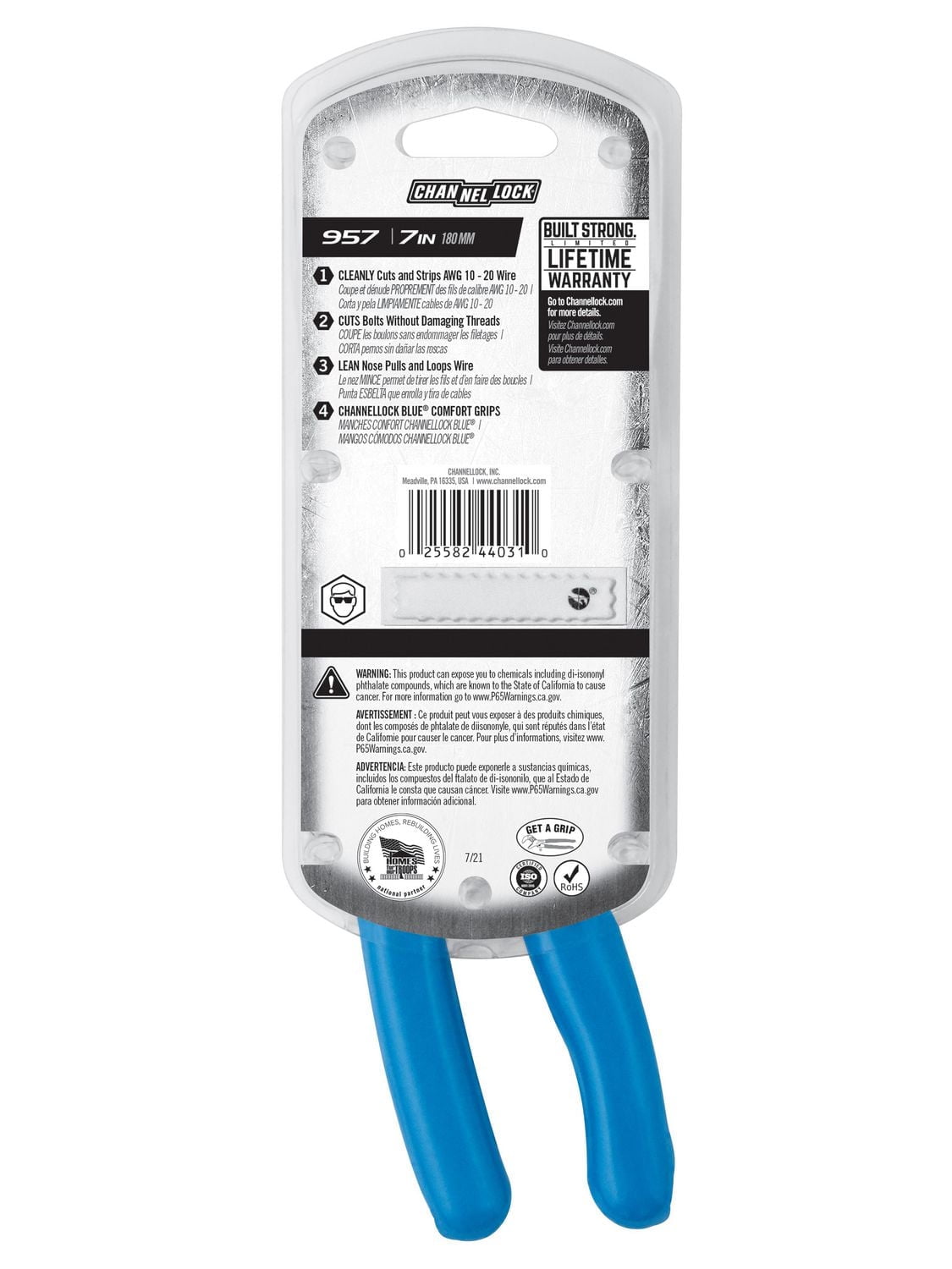 CHANNELLOCK Pince à dénuder 7"