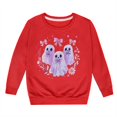 thumbnail image 4 of XIYON Big Girl Sweatshirt Halloween Cute Print Long Sleeve Crew Neck Sweatshirt Kids Soft Pullovers Top Clothes For Girls Hallowmas‌ 9-10 Years, 4 of 4