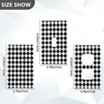 thumbnail image 7 of Yayeee Toggle Light Switch Wall Plate 1-Gang 4.5"x2.7" Home Decorative Outlet Cover, Black and White Geometric, 7 of 7